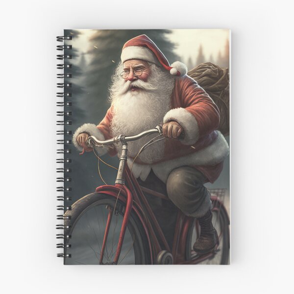 Item preview, Santa Claus Riding a Bike 26 designed and sold by CadenceArt.
