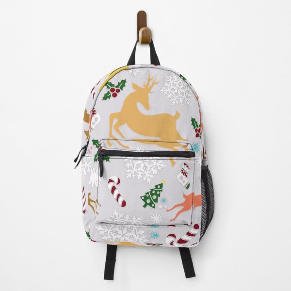 Item preview, Elegant Silver Christmas: Golden Reindeer & Icy Winter Pattern designed and sold by Art-PraveenRai.