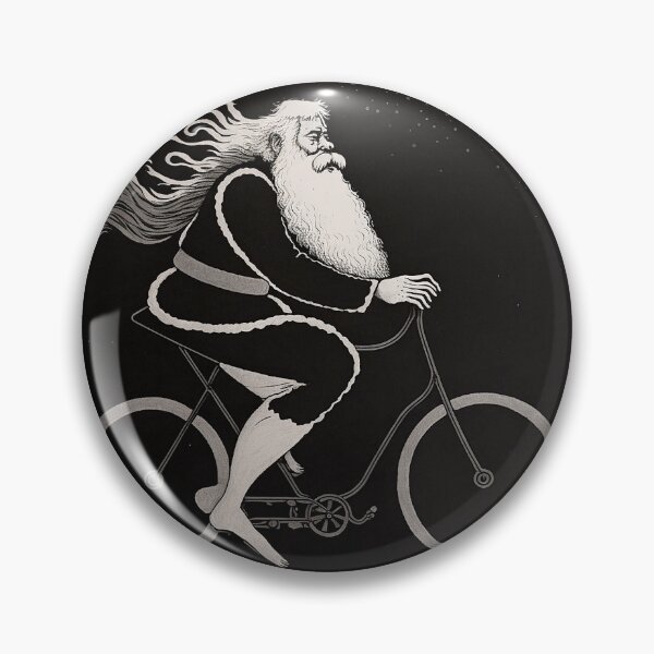 Item preview, Santa Claus Riding a Bike 27 designed and sold by CadenceArt.
