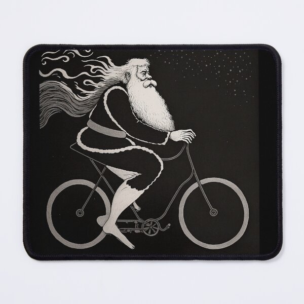 Item preview, Santa Claus Riding a Bike 27 designed and sold by CadenceArt.
