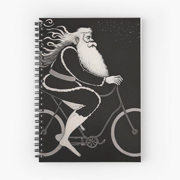 Item preview, Santa Claus Riding a Bike 27 designed and sold by CadenceArt.