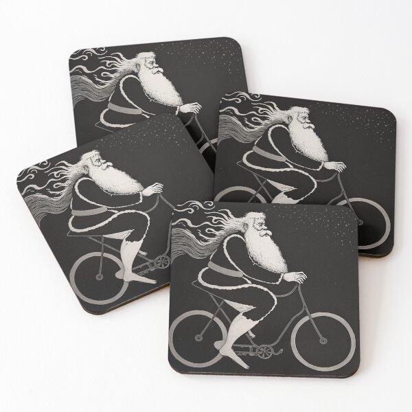 Item preview, Santa Claus Riding a Bike 27 designed and sold by CadenceArt.