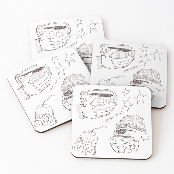 Item preview, cafe doodles designed and sold by plantbasedsav.