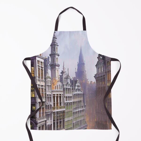 Item preview, Brussels Buildings Art designed and sold by Places On Earth.