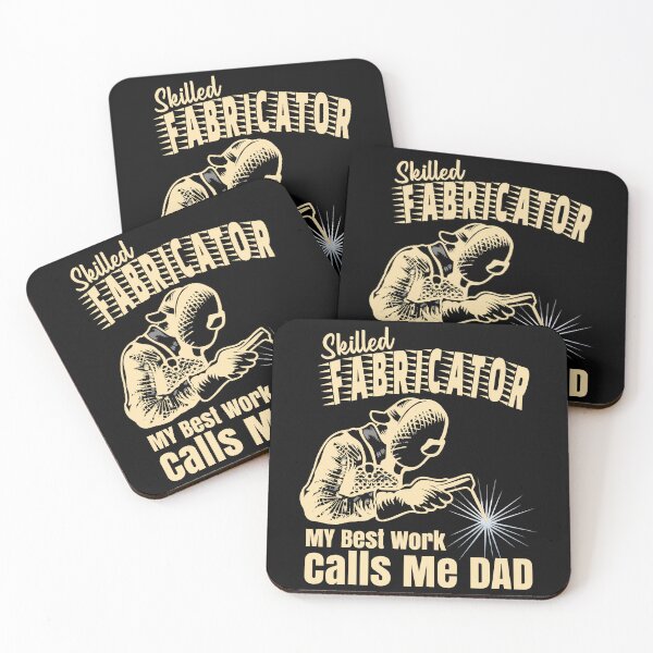 Item preview, Skilled Fabricator My Best Work Calls Me Dad Welder designed and sold by CharJens.