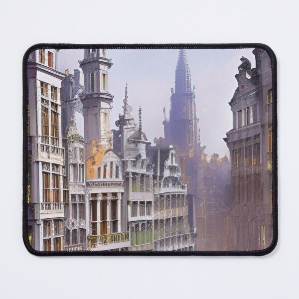 Item preview, Brussels Buildings Art designed and sold by Places On Earth.