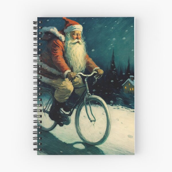 Item preview, Santa Claus Riding a Bike 31 designed and sold by CadenceArt.