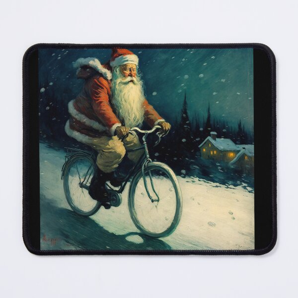 Item preview, Santa Claus Riding a Bike 31 designed and sold by CadenceArt.