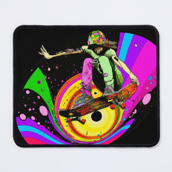 Item preview, Psychedelic Skater - Skateboarding Lovers, fun designed and sold by MTBSkaterLoversTees.