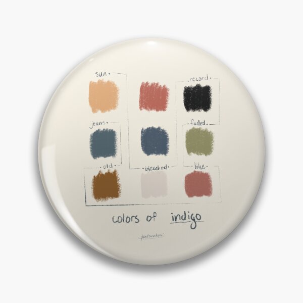 Item preview, colors of indigo (rm) designed and sold by plantbasedsav.