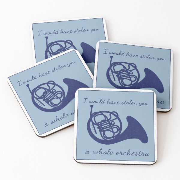 Item preview, HIMYM Blue French Horn designed and sold by goldenpancake.