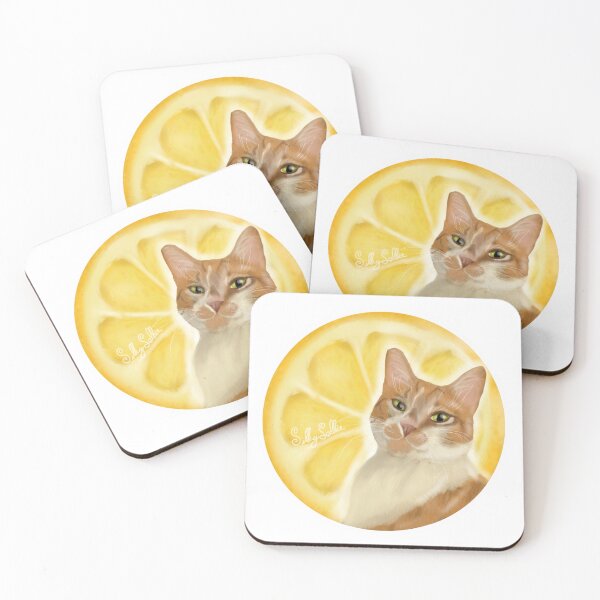 Item preview, Lemon cat designed and sold by SilkySelkie.