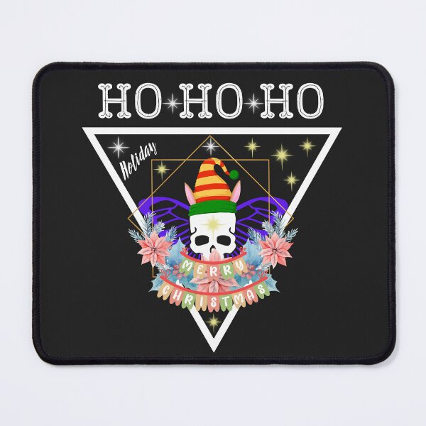 Item preview, ho ho ho holiday skull designed and sold by vidyaroul.