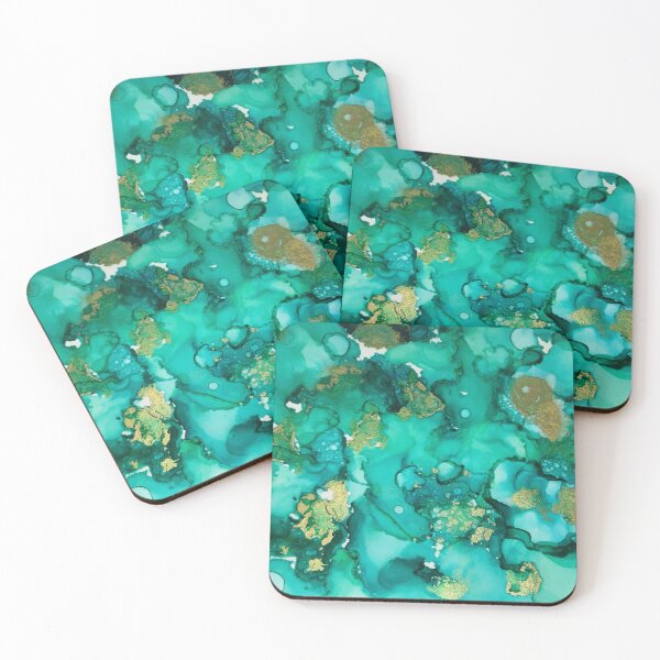 Item preview, Dancing Green Raindrops and Puddles designed and sold by BGGretchen.