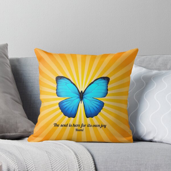 Item preview, Joyful Butterfly With Quote By Rumi designed and sold by Ginny Gaura.