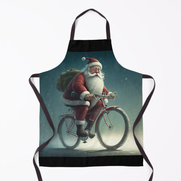 Item preview, Santa Claus Riding a Bike 34 designed and sold by CadenceArt.