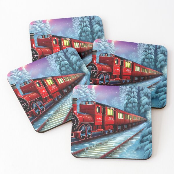 Item preview, Train to the North Pole designed and sold by The Love Quill.