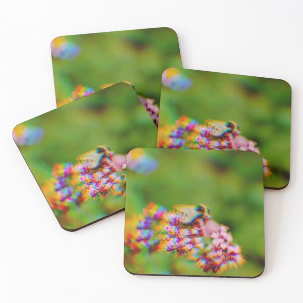 Item preview, Psychedelic Bumblebee On Pink Flowers designed and sold by Stonio.
