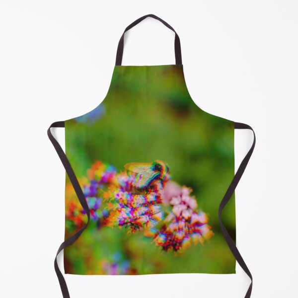 Item preview, Psychedelic Bumblebee On Pink Flowers designed and sold by Stonio.