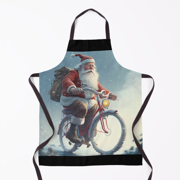 Item preview, Santa Claus Riding a Bike 35 designed and sold by CadenceArt.