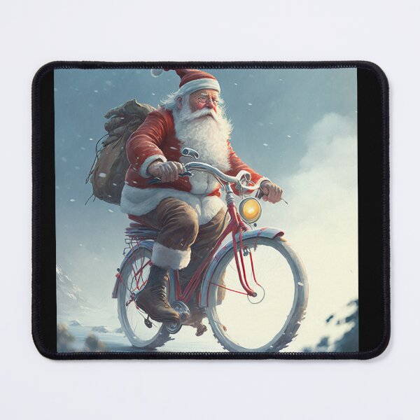 Item preview, Santa Claus Riding a Bike 35 designed and sold by CadenceArt.