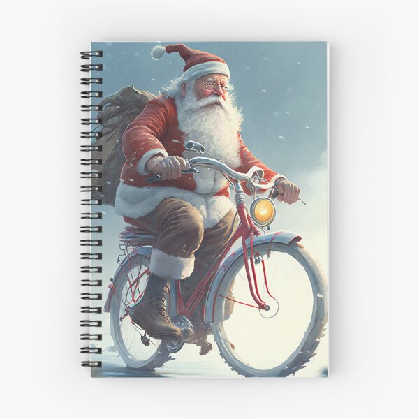 Item preview, Santa Claus Riding a Bike 35 designed and sold by CadenceArt.