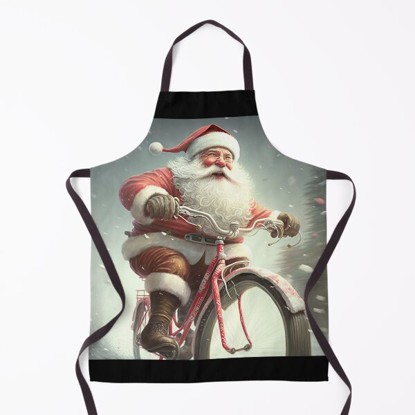 Item preview, Santa Claus Riding a Bike 36 designed and sold by CadenceArt.