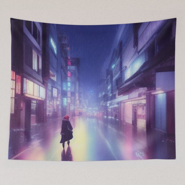 Item preview, Ice Road in Aomori Japan - Lofi Vibe designed and sold by DesignerKin.