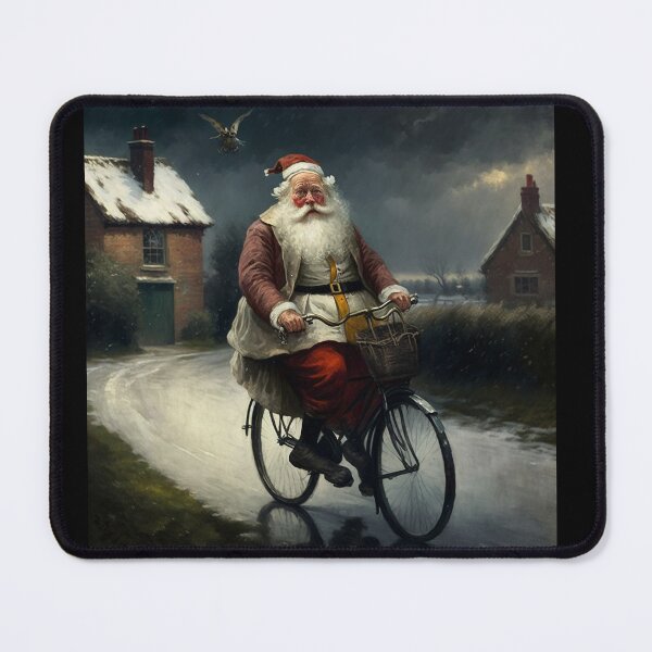 Item preview, Santa Claus Riding a Bike 37 designed and sold by CadenceArt.