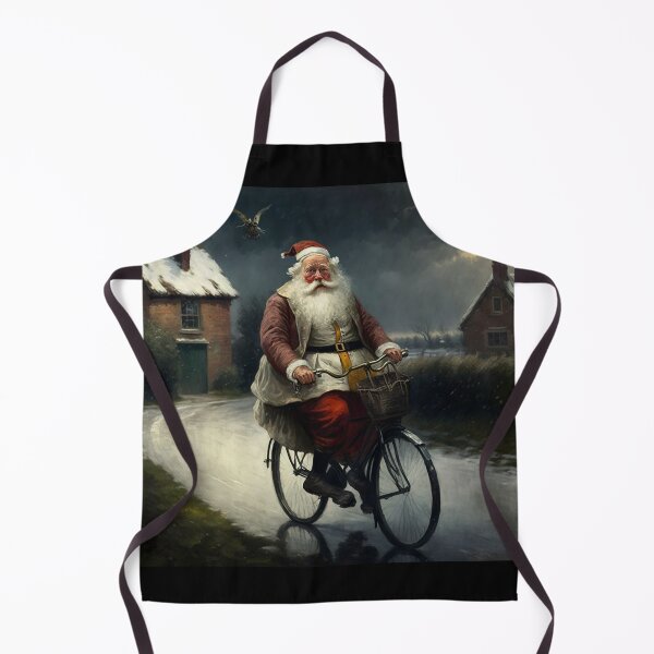 Item preview, Santa Claus Riding a Bike 37 designed and sold by CadenceArt.