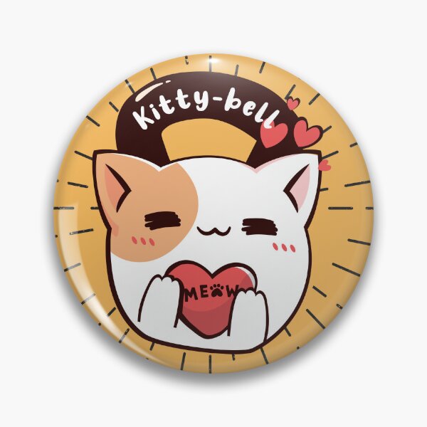 Item preview, Kawaii Cat Kettlebell Cross Functional Fitness  designed and sold by Gay-Koala.