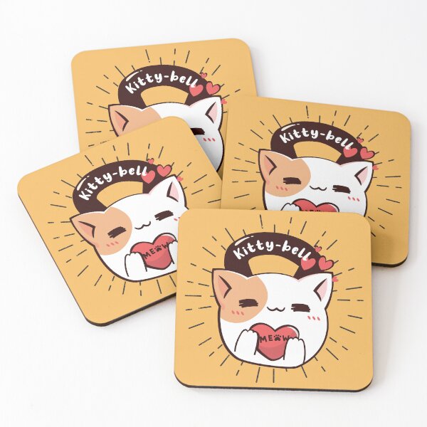 Item preview, Kawaii Cat Kettlebell Cross Functional Fitness  designed and sold by Gay-Koala.