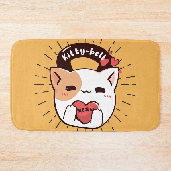 Item preview, Kawaii Cat Kettlebell Cross Functional Fitness  designed and sold by Gay-Koala.