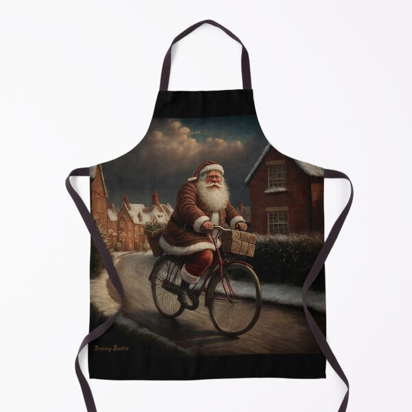 Item preview, Santa Claus Riding a Bike 38 designed and sold by CadenceArt.