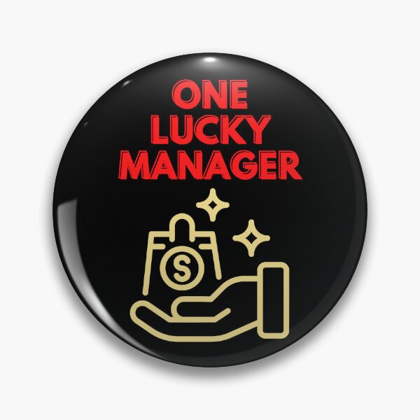 Item preview, One lucky manager design designed and sold by DigitalMagShop.