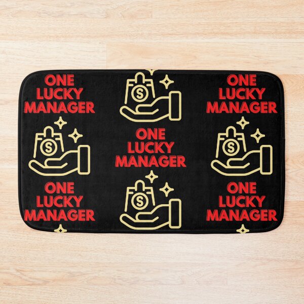 Item preview, One lucky manager design designed and sold by DigitalMagShop.