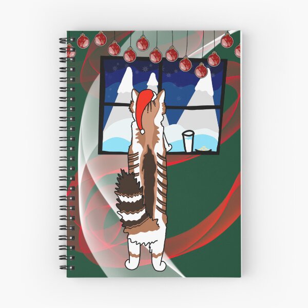 Item preview, Cute Christmas Cat looking out of window designed and sold by Helscy.