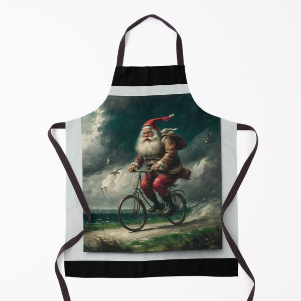 Item preview, Santa Claus Riding a Bike 39 designed and sold by CadenceArt.