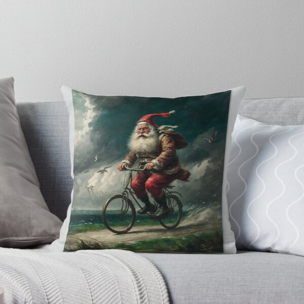 Item preview, Santa Claus Riding a Bike 39 designed and sold by CadenceArt.