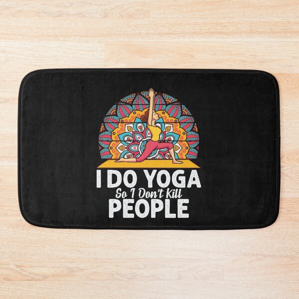 Item preview, I do yoga so I dont kill people :Yoga Lover  designed and sold by remonss.