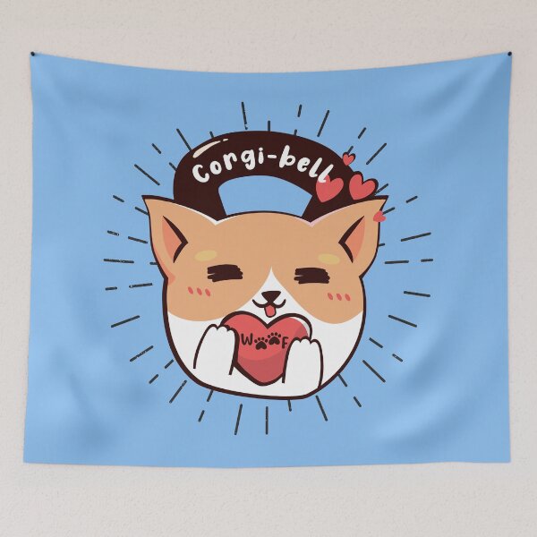 Item preview, Corgi Kettlebell Cross Functional Fitness  designed and sold by Gay-Koala.