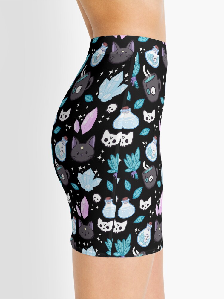 Alternate view of Herb Witch // Black Mini Skirt