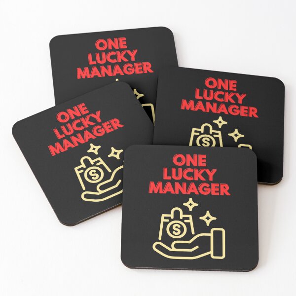 Item preview, One lucky manager design designed and sold by DigitalMagShop.