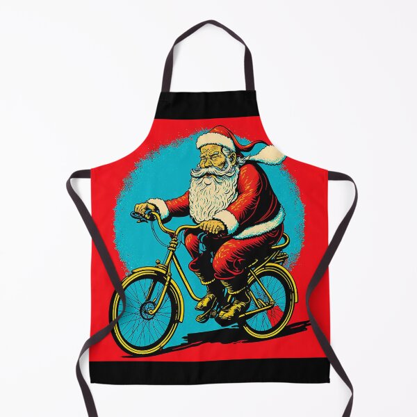 Item preview, Santa Claus Riding a Bike 40 designed and sold by CadenceArt.