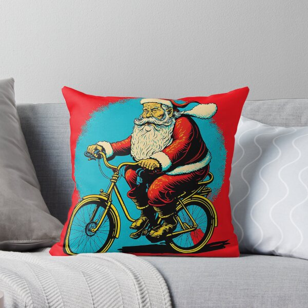 Item preview, Santa Claus Riding a Bike 40 designed and sold by CadenceArt.