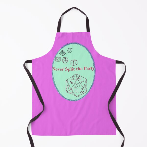 Item preview, Never Split the Party Red Text on Green Badge designed and sold by jolabrese.