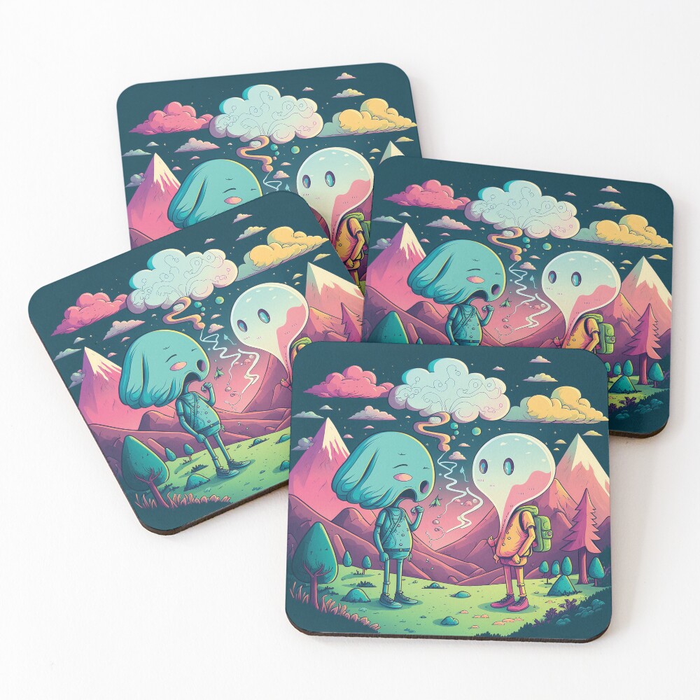 Item preview, Coasters (Set of 4) designed and sold by Rixou-io.