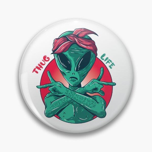 Item preview, THUG LIFE ALIEN-SAGFABULOUS designed and sold by SagFabulous.