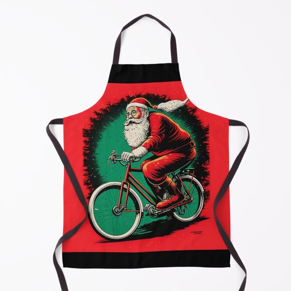 Item preview, Santa Claus Riding a Bike 41 designed and sold by CadenceArt.