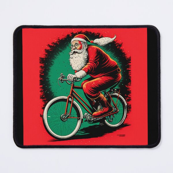 Item preview, Santa Claus Riding a Bike 41 designed and sold by CadenceArt.
